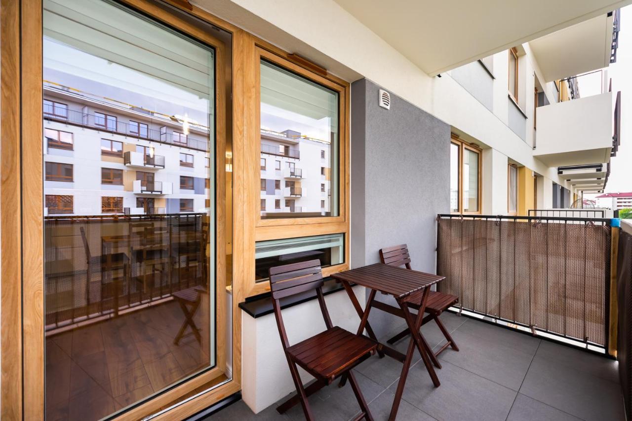 Saska Kepa Bright Apartament Warschau Exterior foto