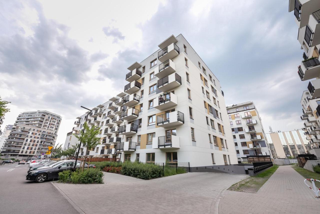 Saska Kepa Bright Apartament Warschau Exterior foto